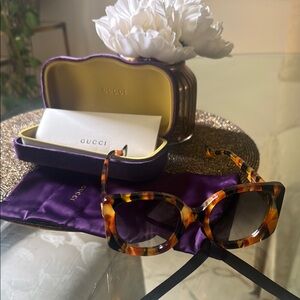 Gucci Tortoiseshell Women's Sunglasses